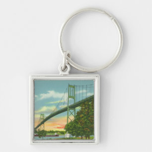 American Span of the International Bridge View Key Ring