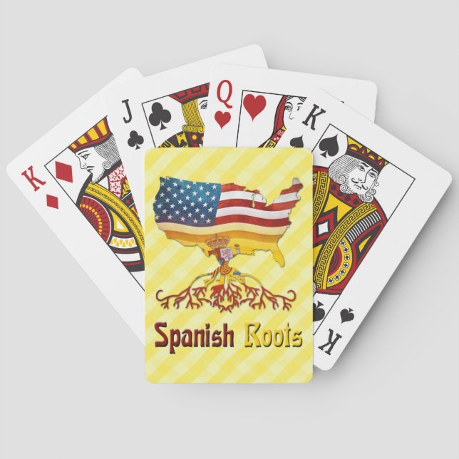 American Spanish Roots   Playing Cards (Back)