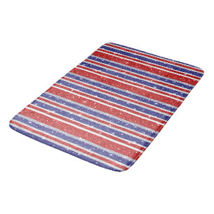 American Sparkle Stripes Bath Mat