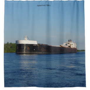 American Spirit shower curtain