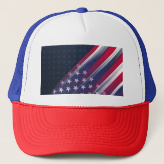 American Spirit Trucker Hat – Red, White & Blue Bo