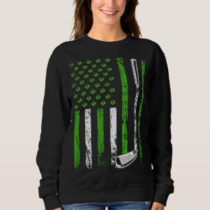 American Sports Nature Flag Athletic Golf Club Ear Sweatshirt