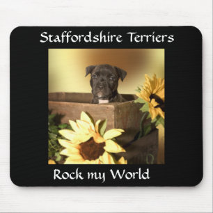American Staffordshire Bull Terrier Puppy Mouspad Mouse Pad