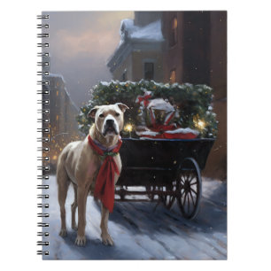 American Staffordshire Christmas Festive Season Notebook