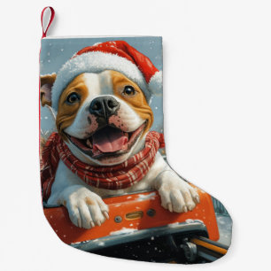 American Staffordshire Dog Christmas Small Christmas Stocking
