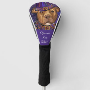 AMERICAN STAFFORDSHIRE   GOLF HEAD COVER