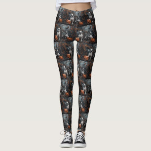 American Staffordshire Halloween Night Doggy Leggings