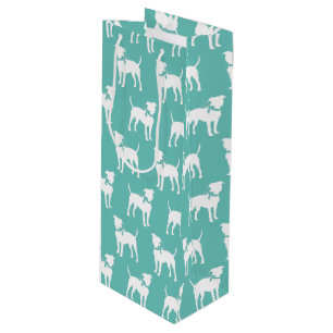 American Staffordshire Pit bull Dog Puppy Wine Gift Bag