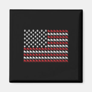 American Staffordshire Terrier 4th Of July Magnet
