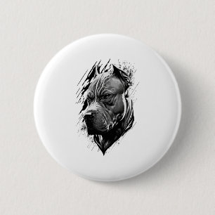 American Staffordshire Terrier 6 Cm Round Badge