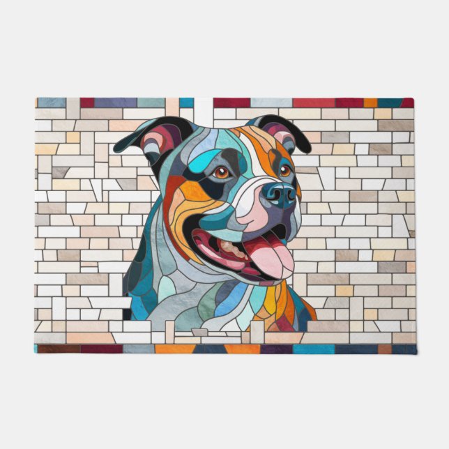 American Staffordshire Terrier - Amstaff Doormat (Front)
