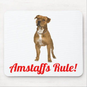 American Staffordshire Terrier ( Amstaff) Mousepad