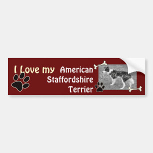 American Staffordshire Terrier Bumper Sticker