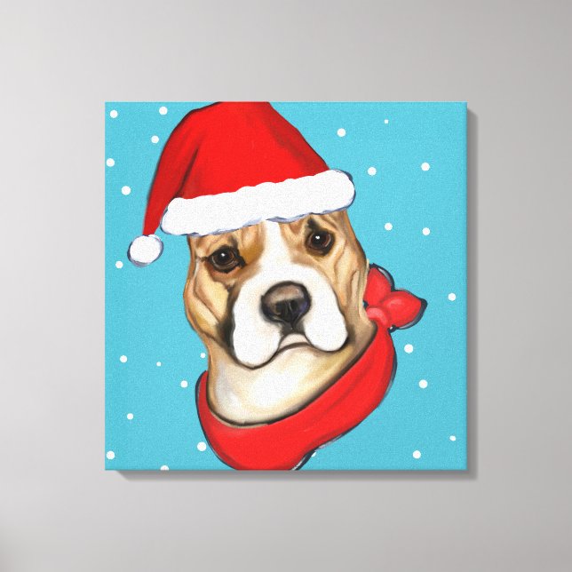 AMERICAN STAFFORDSHIRE TERRIER CANVAS PRINT (Front)