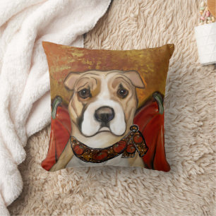 AMERICAN STAFFORDSHIRE TERRIER CUSHION