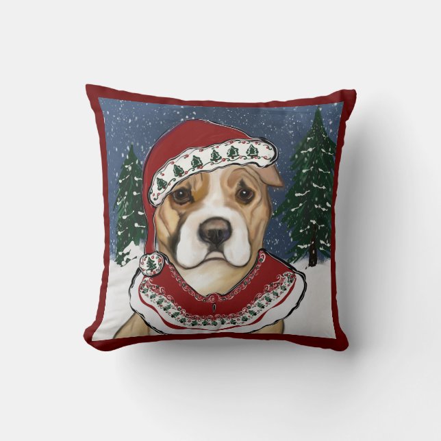 AMERICAN STAFFORDSHIRE TERRIER    CUSHION (Front)
