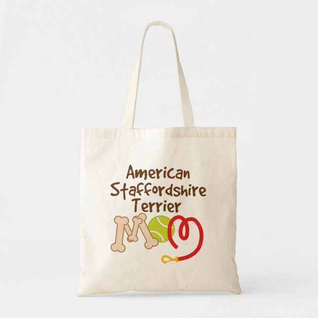 American Staffordshire Terrier Dog Breed Mum Gift Tote Bag (Front)