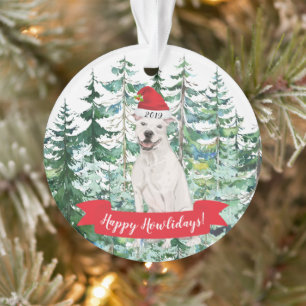 American Staffordshire terrier Dog Christmas Ornament