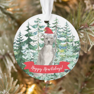 American Staffordshire terrier Dog Christmas Ornament