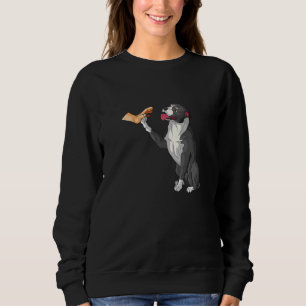 American staffordshire terrier dog paw amstaff sweatshirt