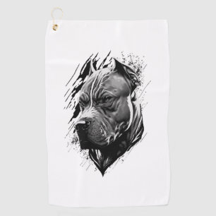 American Staffordshire Terrier  Golf Towel