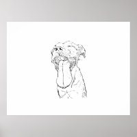 American Staffordshire Terrier Illustration