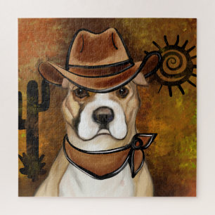 AMERICAN STAFFORDSHIRE TERRIER        JIGSAW PUZZLE
