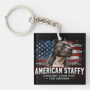 🐾 American Staffordshire Terrier Lover 🐾 Key Ring