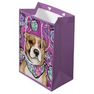 AMERICAN STAFFORDSHIRE TERRIER MEDIUM GIFT BAG