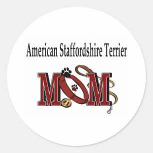 American Staffordshire Terrier Mum Sticker