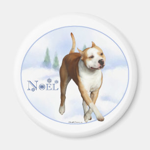 American Staffordshire Terrier Noel - Magnet