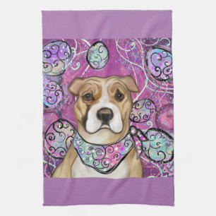 AMERICAN STAFFORDSHIRE TERRIER TEA TOWEL