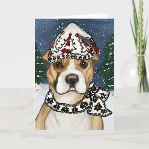 AMERICAN STAFFORDSHIRE TERRIER THANK YOU CARD