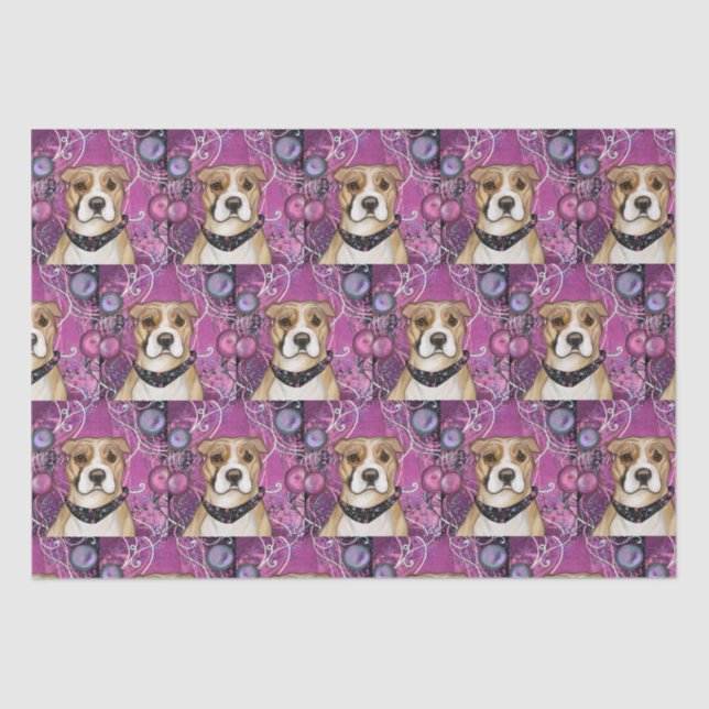 AMERICAN STAFFORDSHIRE TERRIER              TISSUE PAPER (Front)