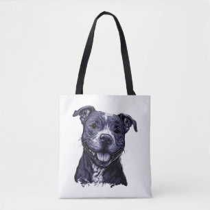 American Staffordshire Terrier Tote Bag