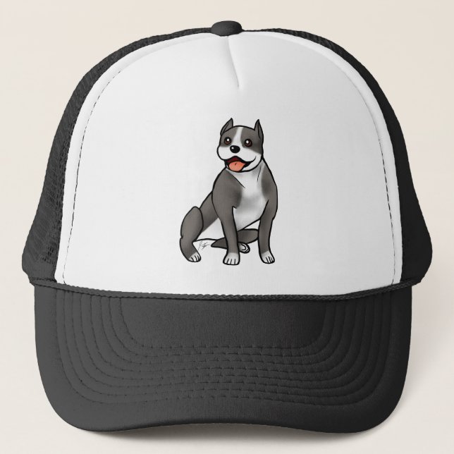 American Staffordshire Terrier Trucker Hat (Front)