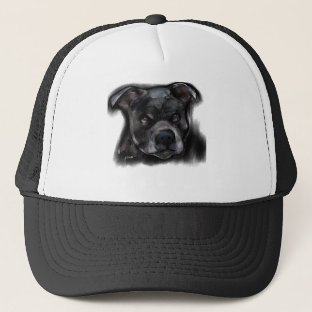 American Staffordshire Terrier Trucker Hat (Front)