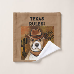 AMERICAN STAFFORDSHIRE TERRIER WASH CLOTH