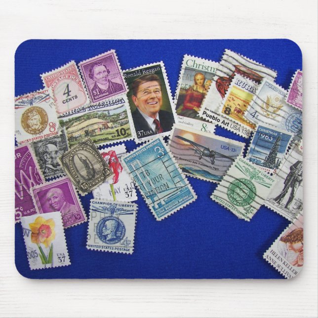 American Stamps Mouse Pad (Front)