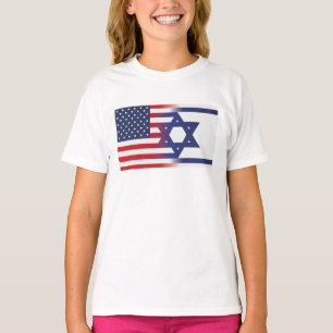 American Stand With Israel flag T-Shirt