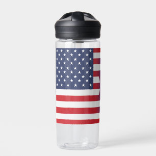 American Stand With Israel flag Water Bottle