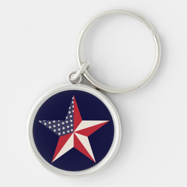 American Star Keychain (Front)