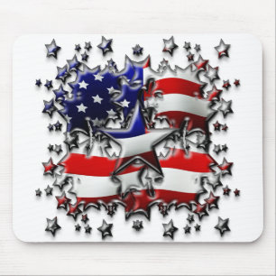 American Stars Mouse Pad