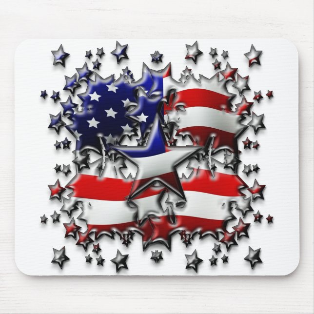 American Stars Mouse Pad (Front)