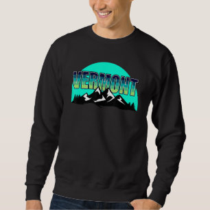 American State Vermont, Sun Moon Mountain Nature H Sweatshirt
