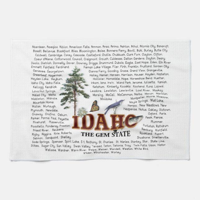 American States  -  Idaho Kitchen Towel (Horizontal)