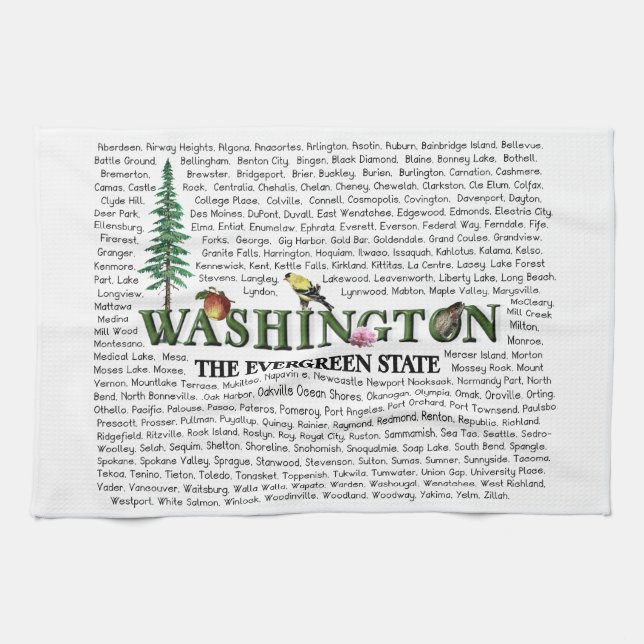 American States - Washington Kitchen Towel (Horizontal)