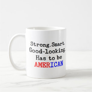 american strong coffee mug