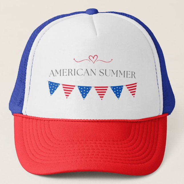 American summer trucker hat (Front)