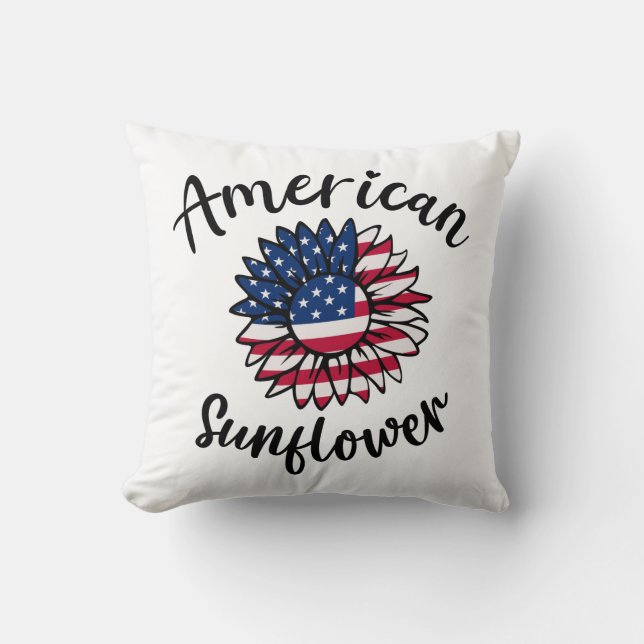 American Sunflower  Cushion (Front)